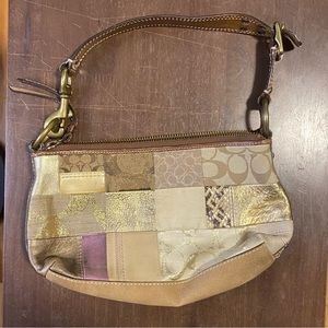 Vintage Coach bag, smaller size with interior pocket